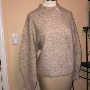 H&M wool beige sweater